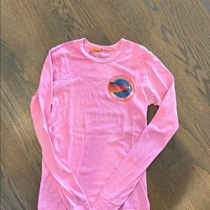 Aviator Nation Pink Long Sleeve Tee for Women